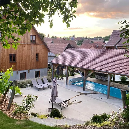 Les Granges Modernes Villa Bruebach Room photo